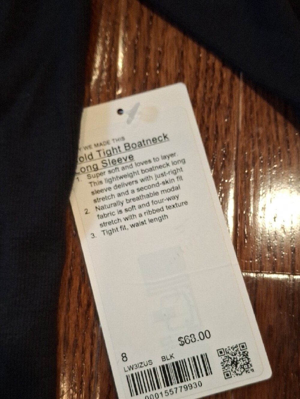 Lululemon Hold Tight Boatneck Long Sleeve - Picture 4 of 5